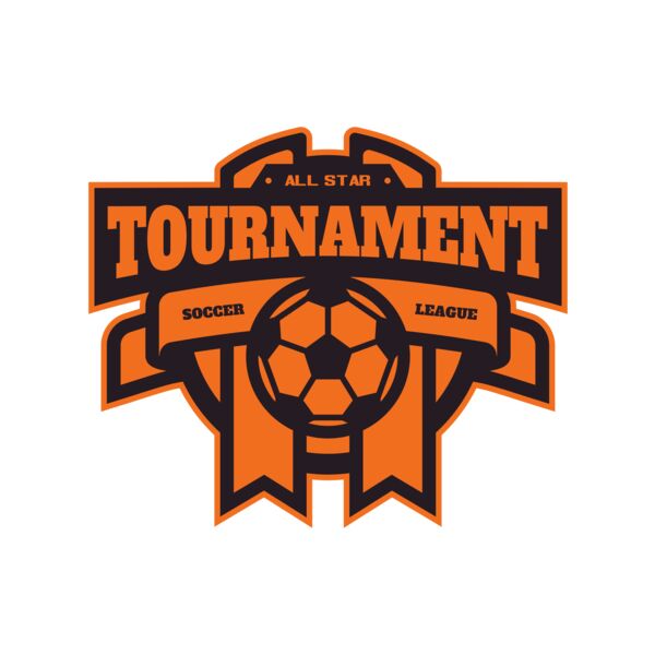 Tournament Soccer league logo template Thumbnail